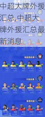 中超大牌外援汇总,中超大牌外援汇总最新消息