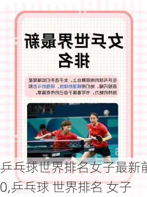 乒乓球世界排名女子最新前20,乒乓球 世界排名 女子