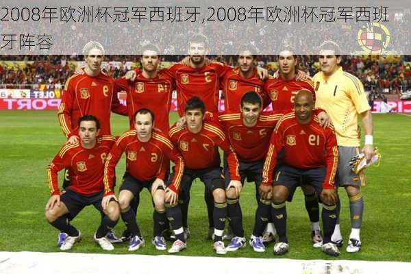 2008年欧洲杯冠军西班牙,2008年欧洲杯冠军西班牙阵容