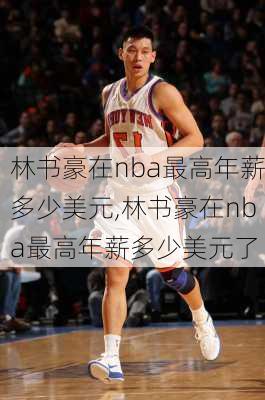 林书豪在nba最高年薪多少美元,林书豪在nba最高年薪多少美元了
