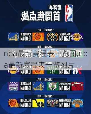 nba最新赛程表一览图,nba最新赛程表一览图片