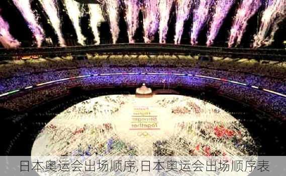 日本奥运会出场顺序,日本奥运会出场顺序表