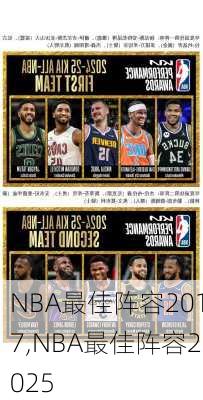 NBA最佳阵容2017,NBA最佳阵容2025