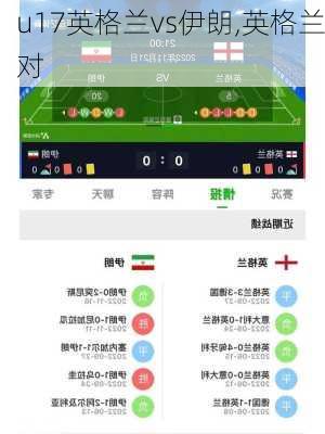 u17英格兰vs伊朗,英格兰对