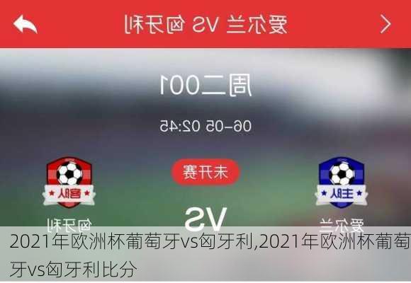 2021年欧洲杯葡萄牙vs匈牙利,2021年欧洲杯葡萄牙vs匈牙利比分