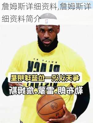詹姆斯详细资料,詹姆斯详细资料简介