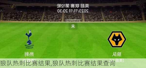 狼队热刺比赛结果,狼队热刺比赛结果查询