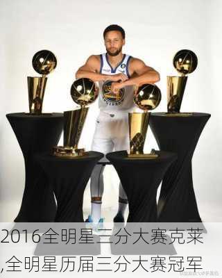2016全明星三分大赛克莱,全明星历届三分大赛冠军