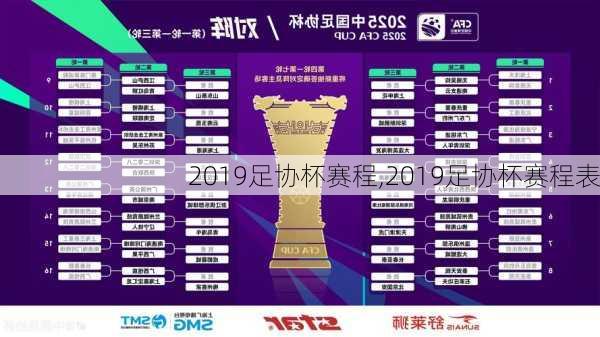 2019足协杯赛程,2019足协杯赛程表