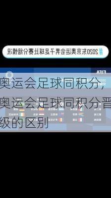 奥运会足球同积分,奥运会足球同积分晋级的区别