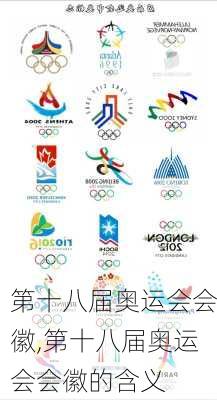 第十八届奥运会会徽,第十八届奥运会会徽的含义