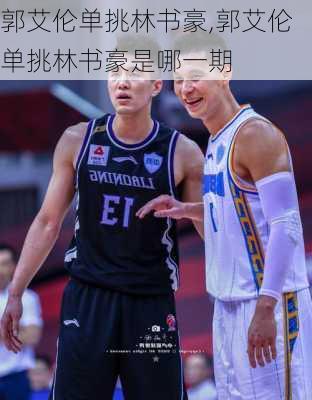 郭艾伦单挑林书豪,郭艾伦单挑林书豪是哪一期