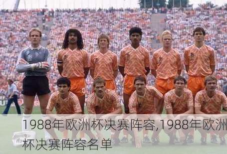 1988年欧洲杯决赛阵容,1988年欧洲杯决赛阵容名单