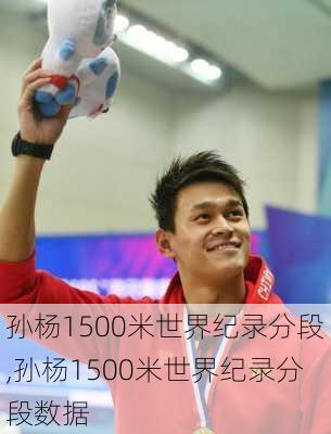 孙杨1500米世界纪录分段,孙杨1500米世界纪录分段数据