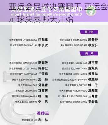 亚运会足球决赛哪天,亚运会足球决赛哪天开始