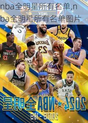 nba全明星所有名单,nba全明星所有名单图片