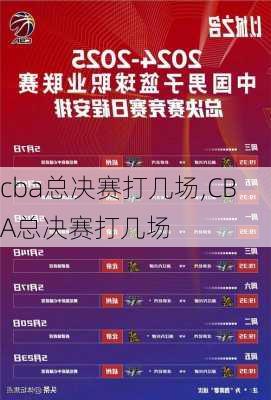 cba总决赛打几场,CBA总决赛打几场