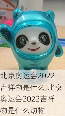 北京奥运会2022吉祥物是什么,北京奥运会2022吉祥物是什么动物