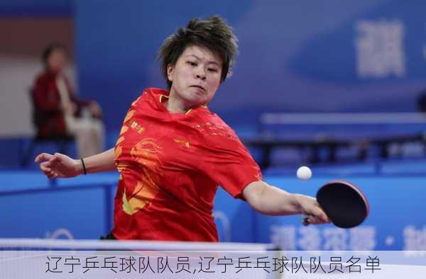 辽宁乒乓球队队员,辽宁乒乓球队队员名单