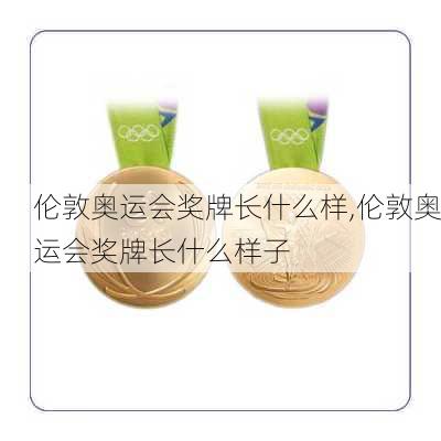 伦敦奥运会奖牌长什么样,伦敦奥运会奖牌长什么样子