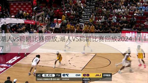 湖人vs鹈鹕比赛回放,湖人VS鹈鹕比赛回放2024.11.17