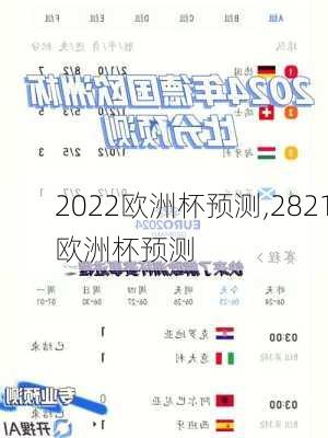 2022欧洲杯预测,2821欧洲杯预测