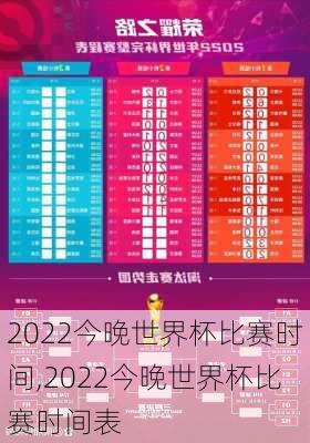 2022今晚世界杯比赛时间,2022今晚世界杯比赛时间表