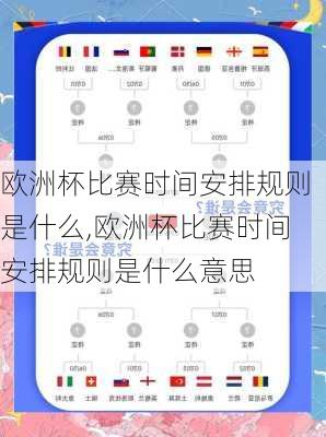 欧洲杯比赛时间安排规则是什么,欧洲杯比赛时间安排规则是什么意思